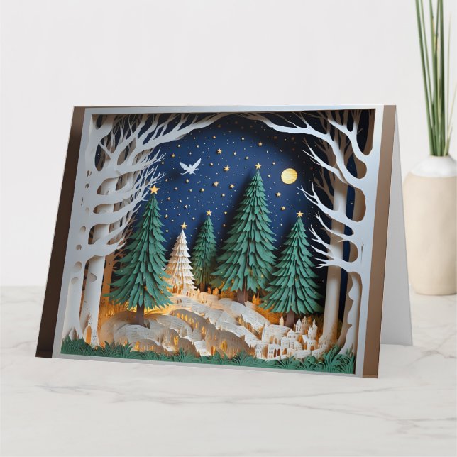 Weihnachtskarte Karte (Vorderseite)