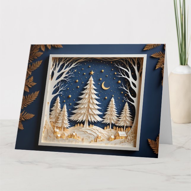 Weihnachtskarte Karte (Vorderseite)