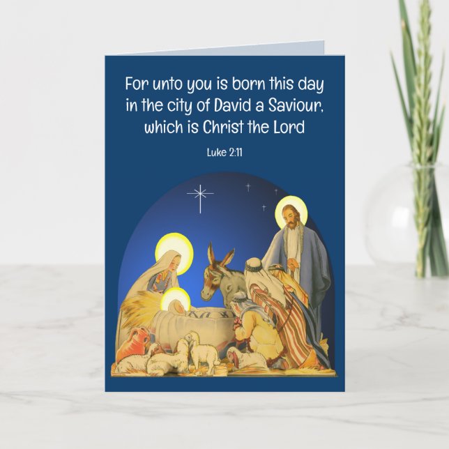 Weihnachtskarte Karte (Vorderseite)