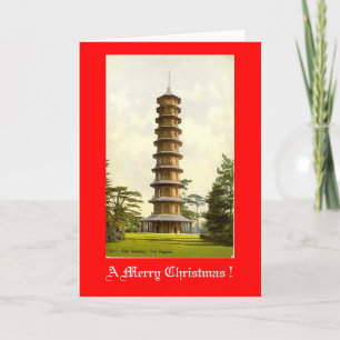 Weihnachtskarte, Kew Gardens Feiertagskarte