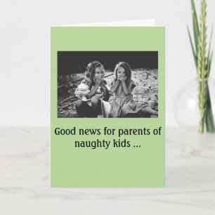 Weihnachtskarte -- Klumpen von Kohlendank Trumpf! Dankeskarte