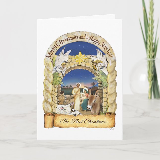 Weihnachtskarte, Künstlerkarte Karte (Vorderseite)