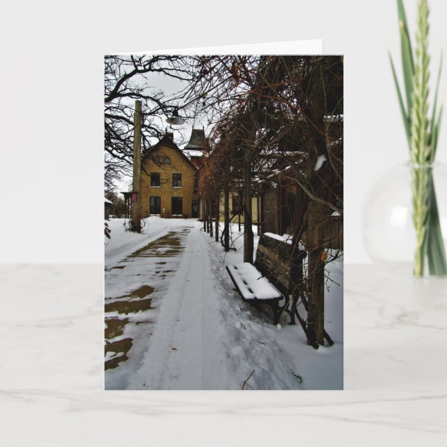 Weihnachtskarte "LeDuc in Hibernation" Karte (Vorderseite)