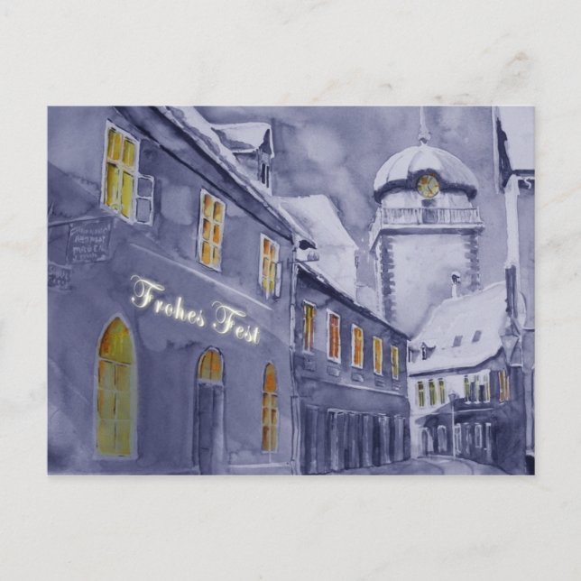 Weihnachtskarte Leoben Postkarte (Vorderseite)