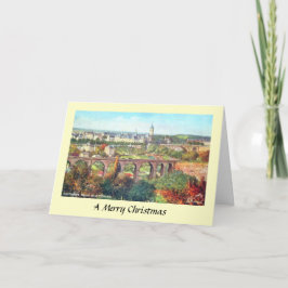 Weihnachtskarte - Luxemburg Feiertagskarte