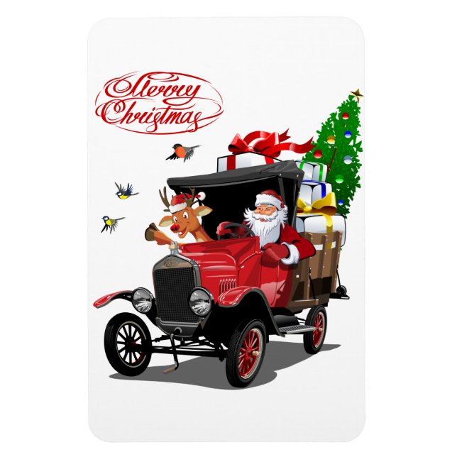 Weihnachtskarte Magnet (Vertikal)