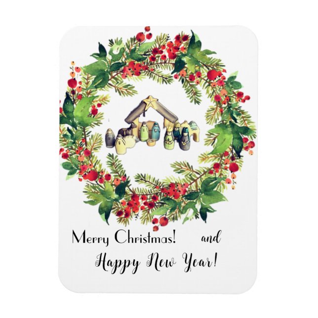 Weihnachtskarte! Magnet (Vertikal)