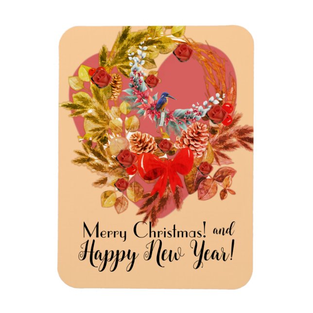 Weihnachtskarte! Magnet (Vertikal)