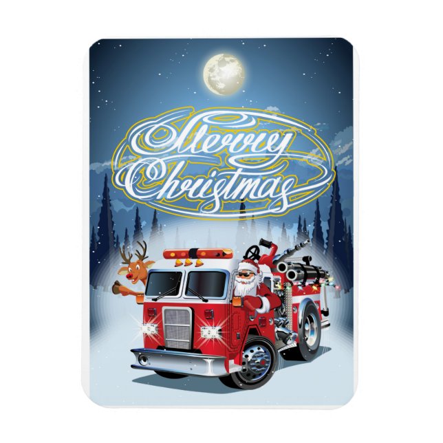 Weihnachtskarte Magnet (Vertikal)