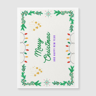 Weihnachtskarte Magnetkarte