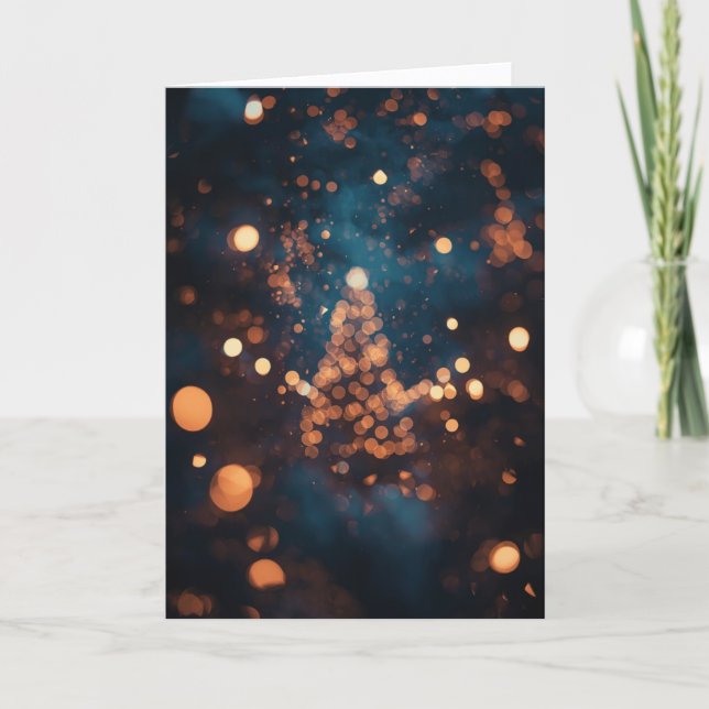 Weihnachtskarte - Merry and Bright Karte (Vorderseite)