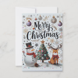 Weihnachtskarte - Merry Christmas