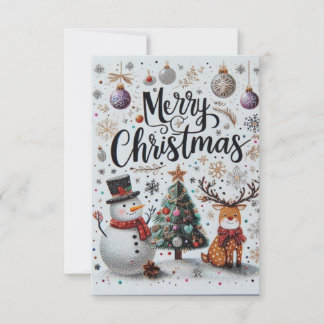 Weihnachtskarte - Merry Christmas