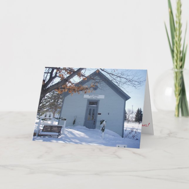 Weihnachtskarte "Milleniery & Dress Maker" Karte (Vorderseite)