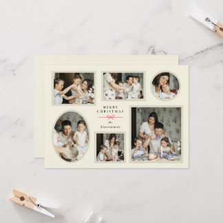 Weihnachtskarte mit Bildergalerie Einladung