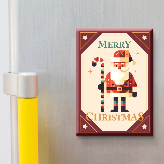 Weihnachtskarte mit Candy Cane Magnet (Von Creator hochgeladen)