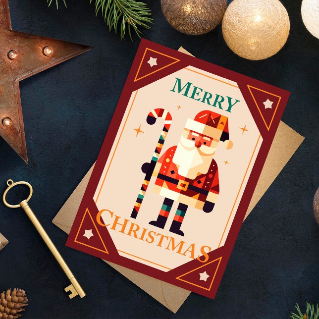 Weihnachtskarte mit Candy Cane Postkarte (Von Creator hochgeladen)