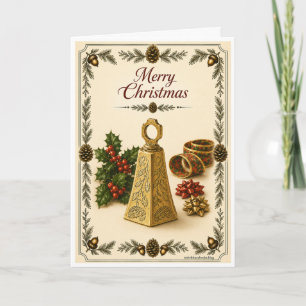 Weihnachtskarte - mit Glocke Karte
