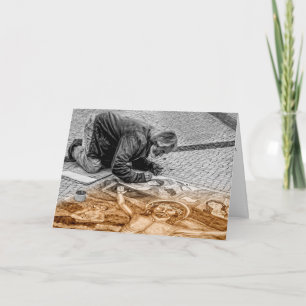 Weihnachtskarte mit John Verse Inside Feiertagskarte