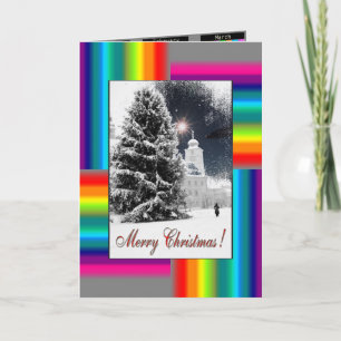 Weihnachtskarte mit Kalender 2011 Feiertagskarte