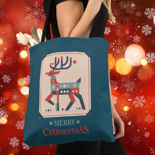 Weihnachtskarte mit Reindeer Illustration Design