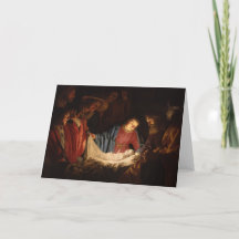 Weihnachtskarte mit religiösem Thema