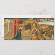 Weihnachtskarte mit religiösem Thema