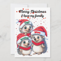 Weihnachtskarte mit Stacheln