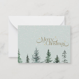 Weihnachtskarte Mitteilungskarte