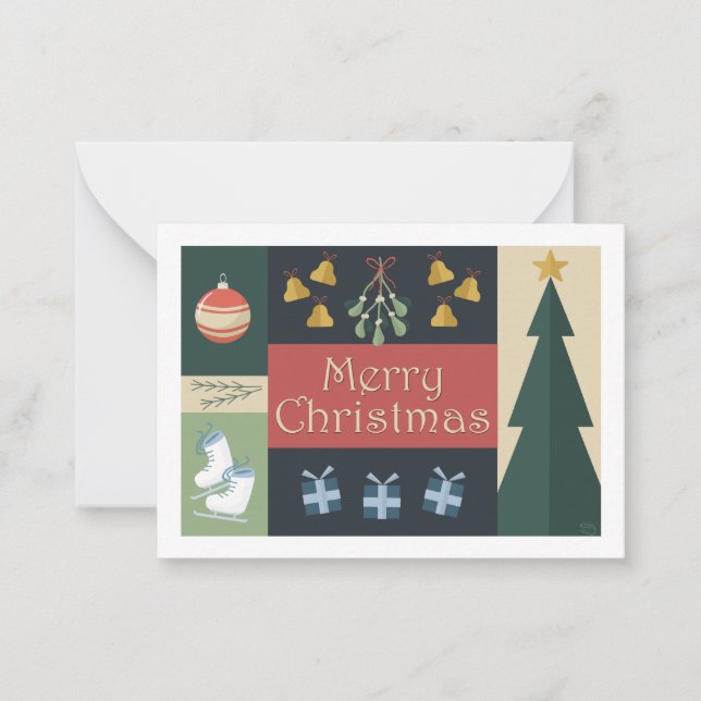 Weihnachtskarte Mitteilungskarte (Vorderseite)