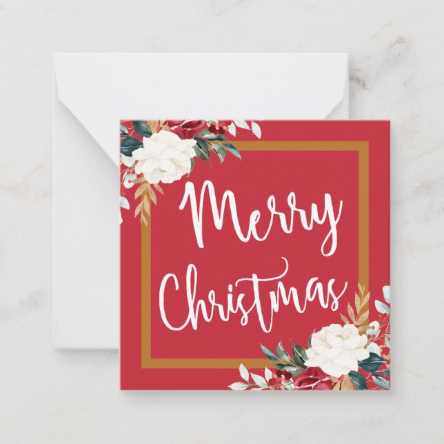 Weihnachtskarte Mitteilungskarte (Vorderseite)