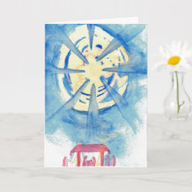 Weihnachtskarte Nativstar