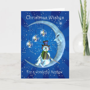 Weihnachtskarte, Neffe-Weihnachten Feiertagskarte