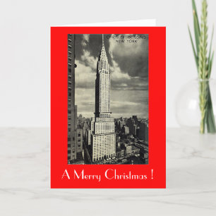Weihnachtskarte, New York City Feiertagskarte