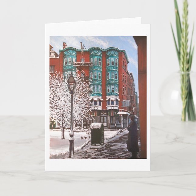 Weihnachtskarte Nordend Feiertagskarte (Vorderseite)