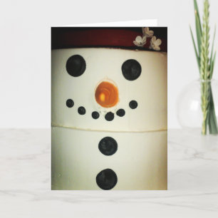 Weihnachtskarte Nr. 2 des "Snowman Cake" Karte