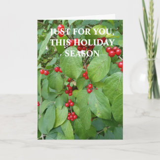 Weihnachtskarte nur für Dich Karte