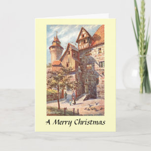 Weihnachtskarte - Nürnberg, Deutschland Feiertagskarte