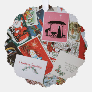 Weihnachtskarte Ornament Karte