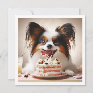 Weihnachtskarte, Papillon Geburtstag Einladung