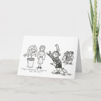 Weihnachtskarte - Partridge in einem Birnenbaum Feiertagskarte