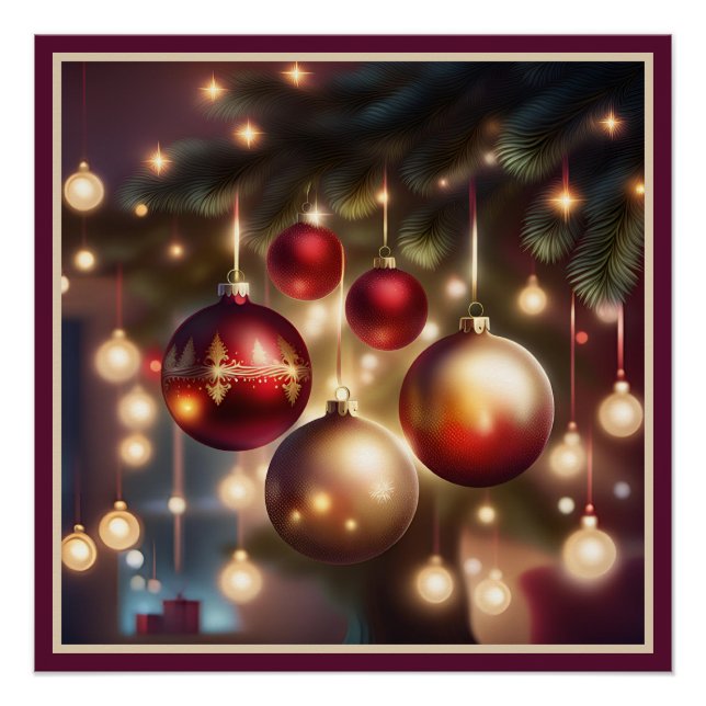 Weihnachtskarte Poster (Vorderseite)