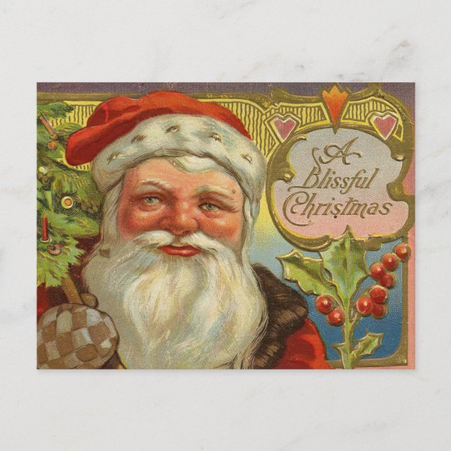 Weihnachtskarte Postkarte (Vorderseite)