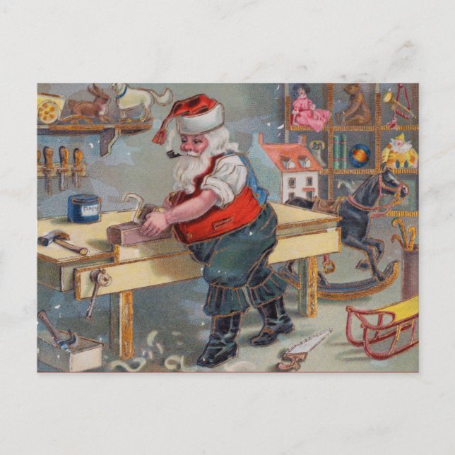 Weihnachtskarte Postkarte (Vorderseite)