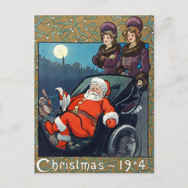 Weihnachtskarte Postkarte (Vorderseite)