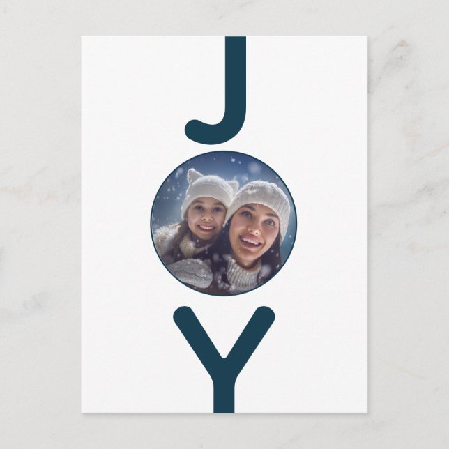 Weihnachtskarte Postkarte (Vorderseite)