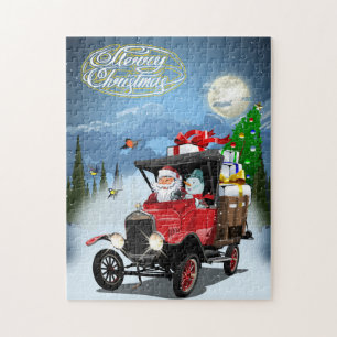 Weihnachtskarte Puzzle