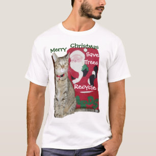 Weihnachtskarte recyceln T - Shirt