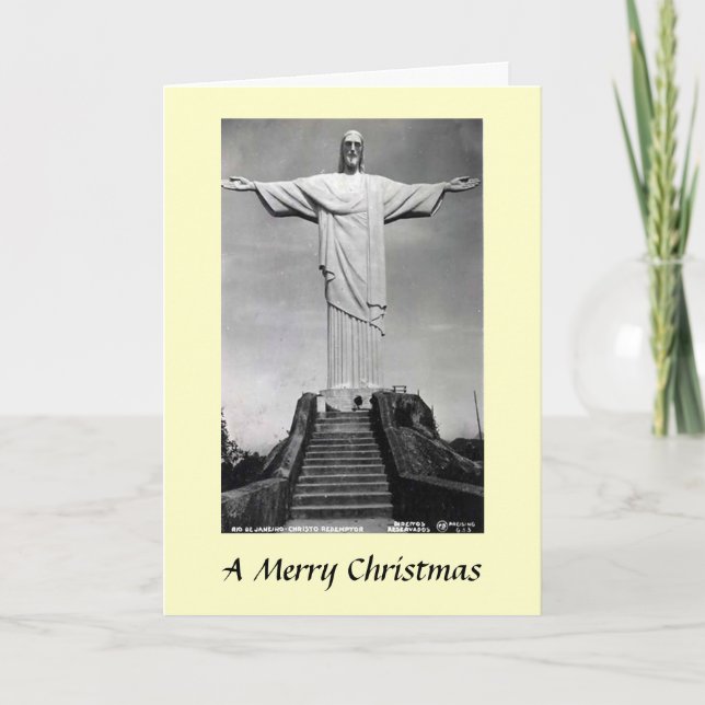 Weihnachtskarte - Rio de Janeiro, Brasilien Feiertagskarte (Vorderseite)