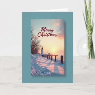 Weihnachtskarte 'Rose Sky' Karte